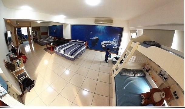 Dolphin Castle Bed and Breakfast Donggang Exteriör bild